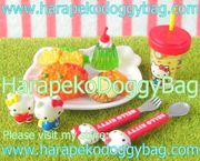 Re-ment Miniatures : Hello Kitty Ouchi Gohan (2009) #5 - Miniature Kids Lunch Meal Set