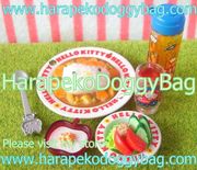 Re-ment Miniatures : Hello Kitty Ouchi Gohan (2009) #6 - Miniature Japanese Curry Rice & Salad