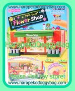 Re-ment Miniatures : Tiny House Flower Shop (2009) - Miniature 1/80 Scale Shop Diorama