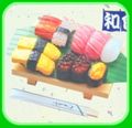 Re-ment Miniatures : Washokudokoro Japanese Restaurant (2002) #2 - Miniature Japanese Premium Sushi