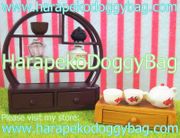 Re-ment Miniatures : Asian Zakkaten / Asian Goods Store (2004) #2 - Miniature Chinese Tea Set & Shelf