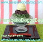 Re-ment Miniatures : Dessert Shop in Town (2002) #10 - Miniature Japanese Uji Kintoki Matcha Shaved Ice