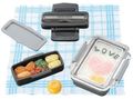 Re-ment Miniatures : Everyone's Bento Lunch (2005) #3 - Miniature Love Bento Box 