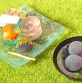 Re-ment Miniatures : Japanese Wa Sweets (2005) #4 - Miniature Summer Wagashi Confectionery