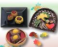 Re-ment Miniatures : Japanese Wa Sweets (2005) #6 - Miniature Autumn Chestnut Wagashi Confectionery
