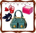 Re-ment Miniatures : Petit Mode Collection Shoes & Bags Collection (2008) #1 - Miniature Women's Handbag & Accessories