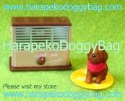Re-ment Miniatures : Puppy's Fun Life (2007) #2 - Miniature Brown Poodle Dog & Warm Winter Heater