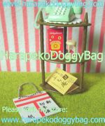 HarapekoDoggyBag / Re-ment Miniatures : Retro Nostalgic Home Appliances (2006) #5 - Miniature Retro Green Telephone (SOLD OUT)