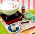 Re-ment Miniatures : Washoku Byori / Good Day for Japanese Food (2004) #7 - Miniature Kyoto Yudofu Tofu Gourmet Dish