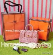 Re-ment Department Shopping #4F - Miniature Pink Handbag & Umbrella   