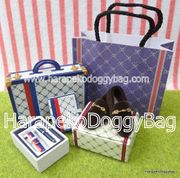 Re-ment Department Shopping #5F-2 / Secret Color Variation Set - Miniature Men's Briefcase & Shoes  