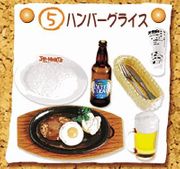 Re-ment Everyone at the Family Restaurant #5 - Miniature Steak & Beer Meal