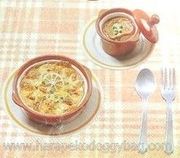Re-ment Family Restaurant Two #10 - Miniature Doria & Onion Gratin Soup  (PLEASE READ DESCRIPTION)