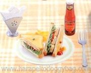 Re-ment Family Restaurant Two #3 - Miniature Sandwiches 