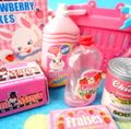 Re-ment Miniatures : Flirty Pink (2008) #2 - Miniature Supermarket Shopping