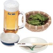 Re-ment Miniatures : Izakaya Pub Meals (2006) #1 - Miniature Beer & Edamame Beans