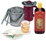 Re-ment Miniatures : Izakaya Pub Meals (2006) #14 - Miniature Whiskey Drinks