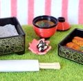 Re-ment Miniatures : Mankitsu Washokodokoro / Fully Enjoyable Japanese Cuisine (2006) #9 - Miniature Unajyu