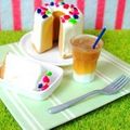 Re-ment Miniatures : Cafe Meshi (2004) #8 - Miniature Chiffon Cake
