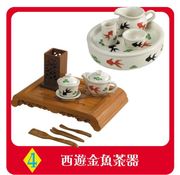 Re-ment Miniatures : Fairy Tale Tableware (2006) #4 - Miniature Asian Tea Set