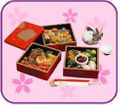 Re-ment Miniatures : Washoku Byori / Good Day for Japanese Food (2004) #1 - Miniature Japanese New Year Osechi Set