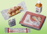 Re-ment Miniatures : Puchi Convenience Store (2005) #3 - Miniature Lunch Bento Box & Drink