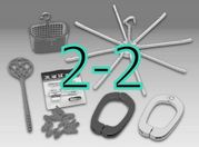 Re-ment Kitchen & Household Goods #2-2 / Secret Color Variation Set - Miniature Laundry Pegs 