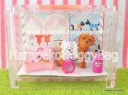 Re-ment Walking My Dog #10 - Miniature Brown Bichon Frise Dog / Secret Set 