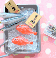 Re-ment Supermarket #3 - Miniature Fish / Seafood / Kinmedai / Sanma / Asari 
