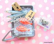 Re-ment Supermarket #3 - Miniature Fish / Seafood / Kinmedai / Sanma / Asari 