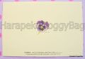 Retro : Shojo Greeting Card - Pansy Flowers : Illustrated by Macoto Takahashi 