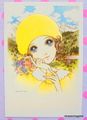 Retro : Shojo Postcard - Alps Girl : Illustrated by Macoto Takahashi 