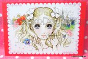 Retro : Shojo Postcard - Flower Fortune-Telling (2014) : Illustrated by Macoto Takahashi