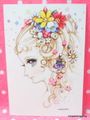 Retro : Shojo Postcard - Flowers in the Hair (2014) : Illustrated by Macoto Takahashi