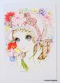 Retro : Shojo Postcard - Frilled Hat (2010) : Illustrated by Macoto Takahashi 
