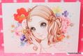 Retro : Shojo Postcard - Girl / Flowers (2014) : Illustrated by Macoto Takahashi