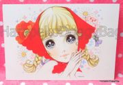 Retro : Shojo Postcard - Girl / Red Scarf (2014) : Illustrated by Macoto Takahashi  