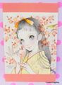 Retro : Shojo Postcard - Kimono Girl (2018) : Illustration by Macoto Takahashi 