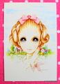 Retro : Shojo Postcard - Mizumi : Illustrated by Macoto Takahashi