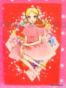 Retro : Shojo Postcard - Red Dress : Illustrated by Macoto Takahashi