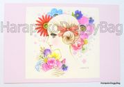 Retro : Shojo Postcard - Ribbon : Illustrated by Macoto Takahashi 