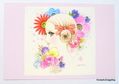 Retro : Shojo Postcard - Ribbon : Illustrated by Macoto Takahashi 