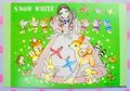 Retro : Shojo Postcard - Snow White : Illustrated by Macoto Takahashi