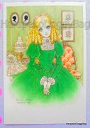 Retro : Shojo Postcard - Victorian Lady : Illustrated by Macoto Takahashi