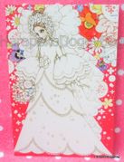 Retro : Shojo Postcard - Wedding Dress / White Flower (2014) : Illustrated by Macoto Takahashi