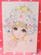 Retro : Shojo Postcard - Wedding / Flowers (2014) : Illustrated by Macoto Takahashi
