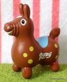 Rody Horse (M) : Chocolate Brown / Yellow Spots 