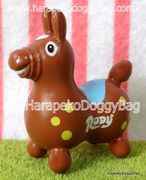 Rody Horse (M) : Chocolate Brown / Yellow Spots 
