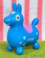 Miniature Rody Horse (M) : Marine Blue / Blue Spots 