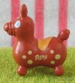 Miniature Rody Horse (S) : Brown / Light Yellow Spots 